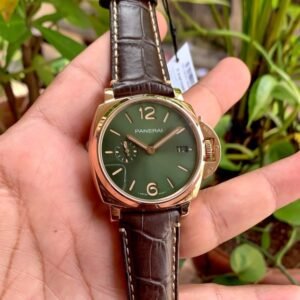 Luminor Panerai Due Rosegold Green