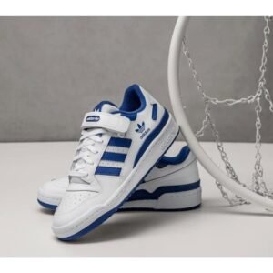 Adidas forum 84 Low white Blue Shoes For Men (BOT33)