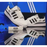 Adidas Forum Low White Black Shoes For Men (HS82)