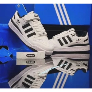 Adidas Forum Low White Black Shoes For Men (HS82)