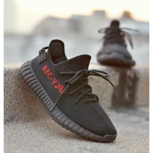 Adidas Yeezy 350 Core Bred Men Shoes (FT618)