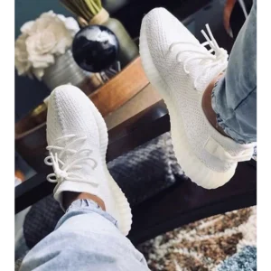Adidas Yeezy 350 Full White Shoes For Men (SF40)