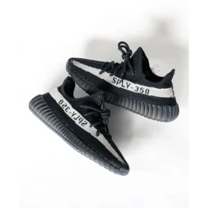 Adidas Yeezy 350 V2 Oreo Black Semi UA With Full Accessories Men Shoes (FT411)