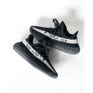 Adidas Yeezy 350 V2 Oreo Black Semi UA With Full Accessories Men Shoes (FT553)