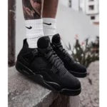 Air Jordan Retro 4 “Black Cat” Shoes For Men (LAB498)