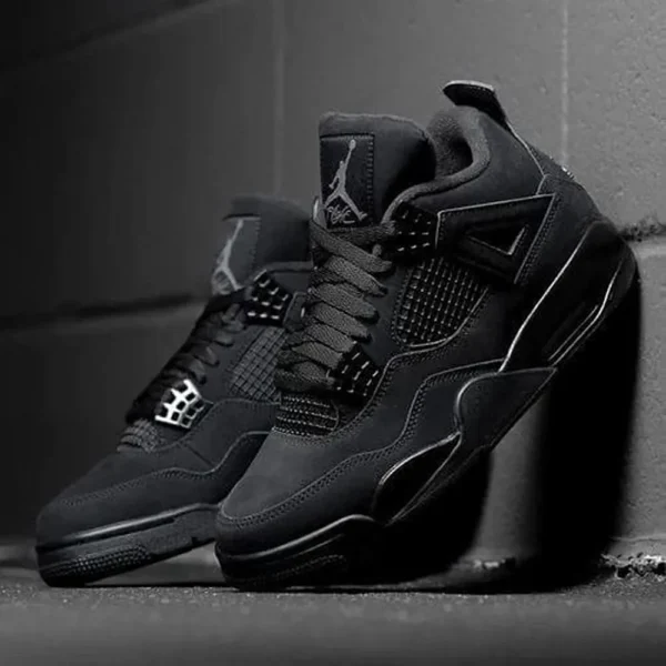 Air Jordan Retro 4 “Black Cat” Shoes For Men (LAB498)