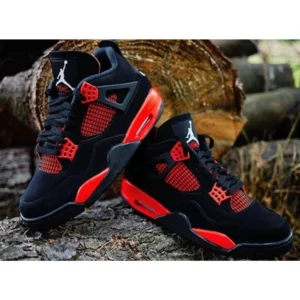 Air Jordan Retro 4 Red Thunder Shoes For Men (BSF90)