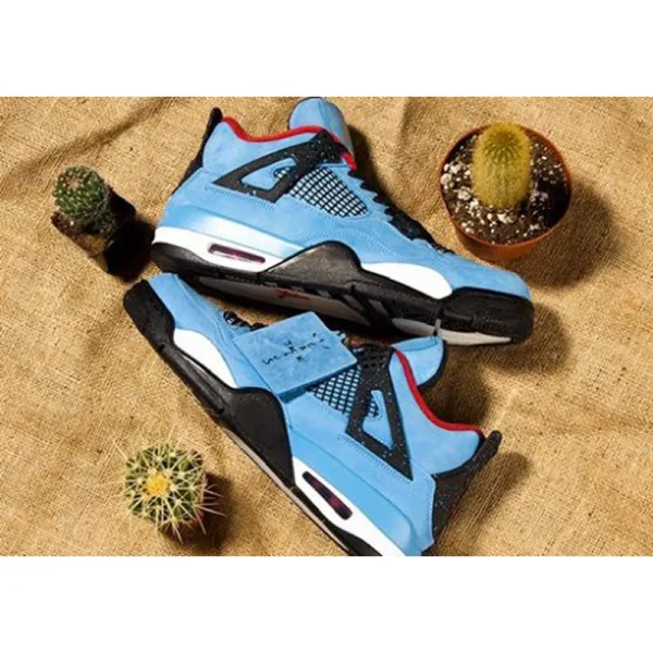 Air Jordan Retro 4 Travis Scott Cactus Jack Shoes For Men (BSF107)