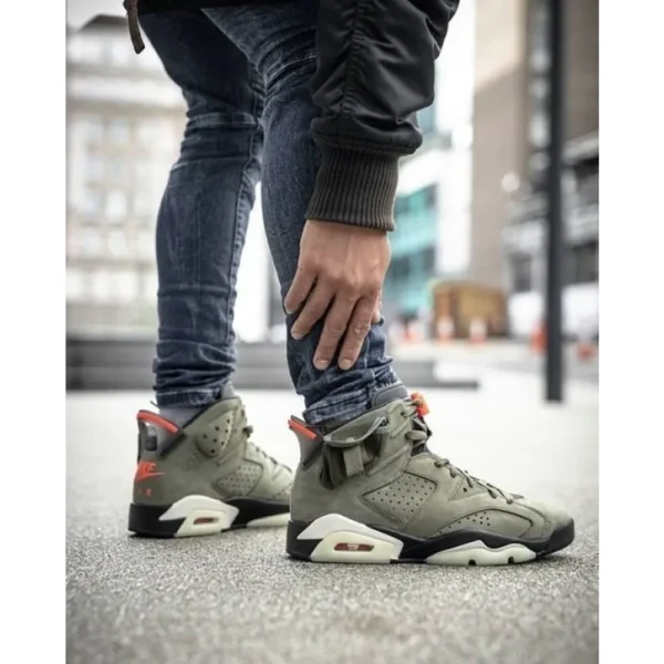 Air Jordan Retro 6 Travis Scott X Cactus Shoes For Men (SW1225)