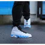Air Jordan Retro 9 Power Blue Men Shoes (FT450)
