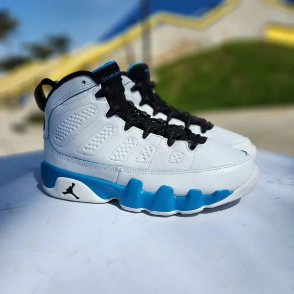 Air Jordan Retro 9 Power Blue Shoes For Men (SZ90)