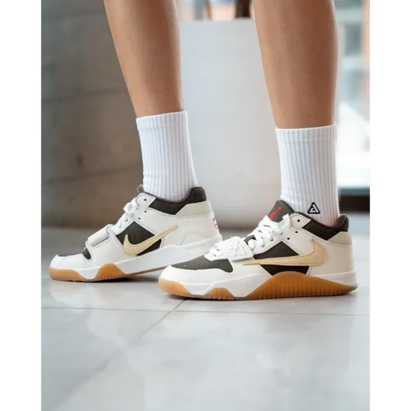 Air Jordan Travis Scott X Jumnpman Sail Shoes For Men (SZ80)