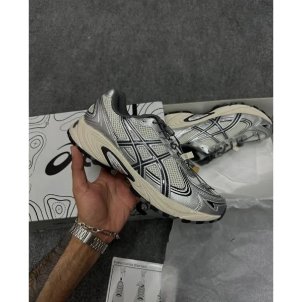 Asics Gel Kahana Tr V4 Black Silver Shoes For Men (BSF367)