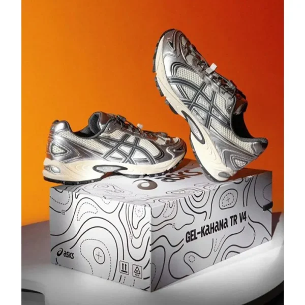 Asics Gel Kahana Tr V4 Black Silver Shoes For Men (BSF367)