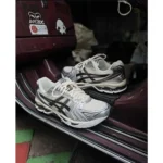 Asics Gel Kayano 14 Black Cream Metallic Plum Shoes For Men (BSF152)