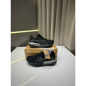 Asics Gel Nimbus 25 Platinum Black Shoes For Men (LAB828)