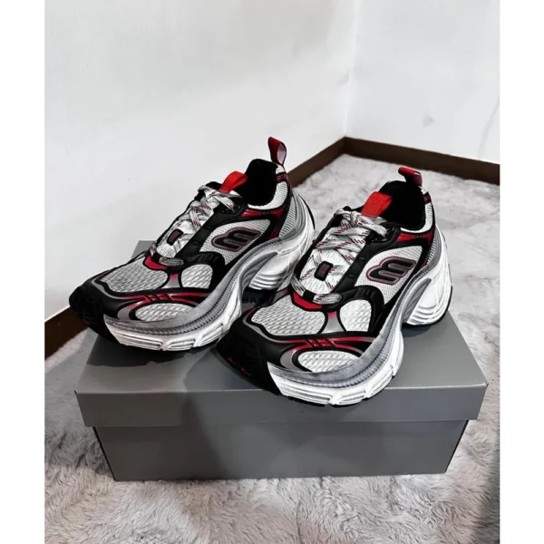 Balenciaga 10xl Sneaker Black Red For Men (LAB137)