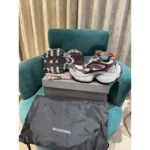 Balenciaga 10xl Sneaker Black Red For Men (LAB137)