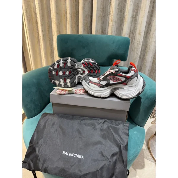 Balenciaga 10xl Sneaker Black Red For Men (LAB137)
