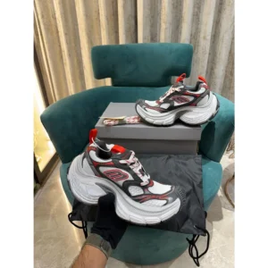 Balenciaga 10xl Sneaker Black Red Shoes For Men (LAZ317)