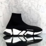 Balenciaga Speed Knit 2.0 Trainer Black White For Men’s Shoes (BSF231)