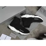 Balenciaga Speed Trainer Black White Shoes For Men (SZ95)