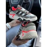 Classy Adidas Niteball II Khaki Black Shoes For Men (SHI171)