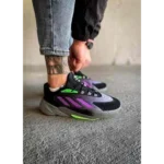 Classy Adidas Ozelia Joker Core Black Screaming Green Grey Shoes For Men (SHI209)