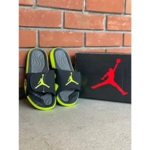 Classy Air Jordan Hydro 6 Slide Black Volt For Men (BH996)