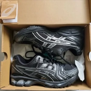 Classy Asics Gel Kayano 14 Black Pure Silver Shoes For Men (SHUB273)