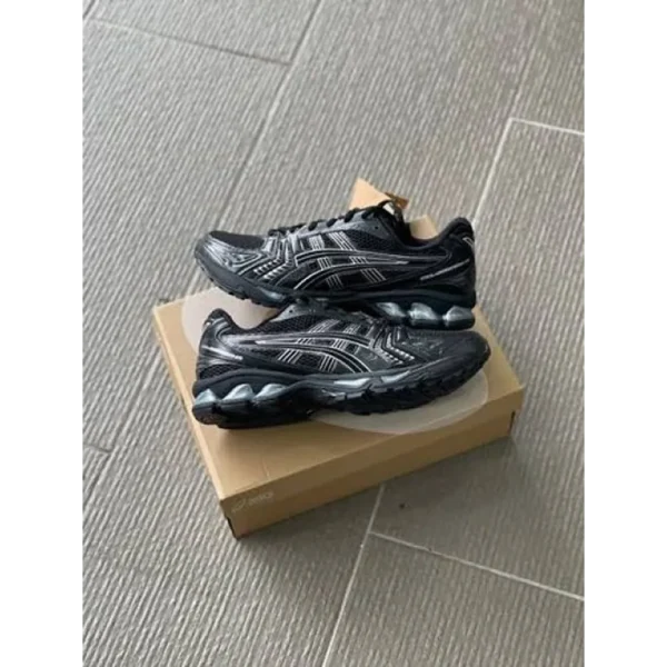 Classy Asics Gel Kayano 14 Black Pure Silver Shoes For Men (SHUB273)
