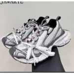 Classy Balenciaga 3 Xl Silver Shoes For Men (TS945)