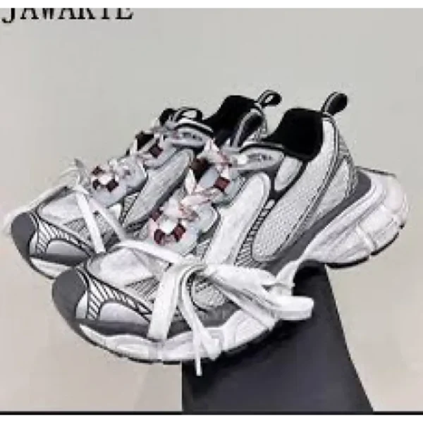 Classy Balenciaga 3 Xl Silver Shoes For Men (TS945)