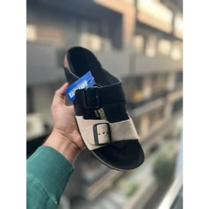 Classy Birkenstock Arizona Black Grey Suede For Men (BH1001)