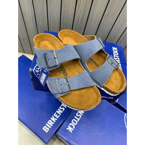 Classy Birkenstock Arizona Light Blue For Men (BH995)