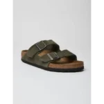 Classy Birkenstock Arizona Olive Green Suede For Men (BH1000)
