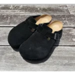 Classy Birkenstock Booston Black Suede For Men (BH1003)