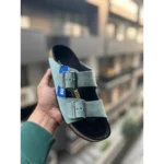 Classy Birkenstock Suede Aqua Green For Men (BH993)