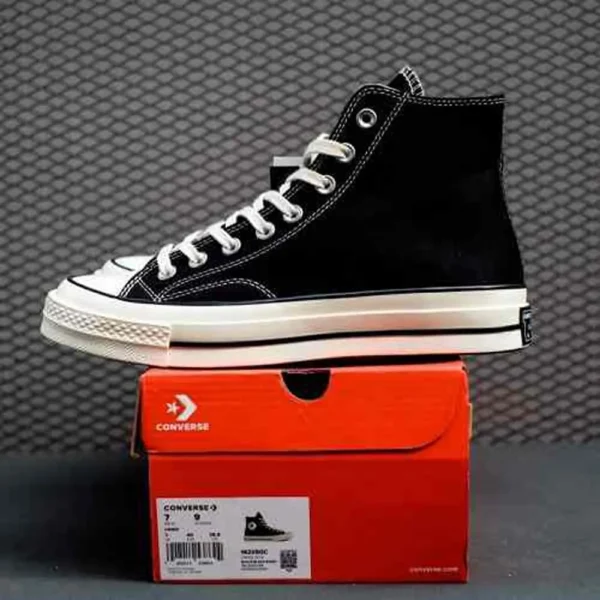 Classy Convers Chuck Taylor 70s High Black Shoes For Men (SHI199)