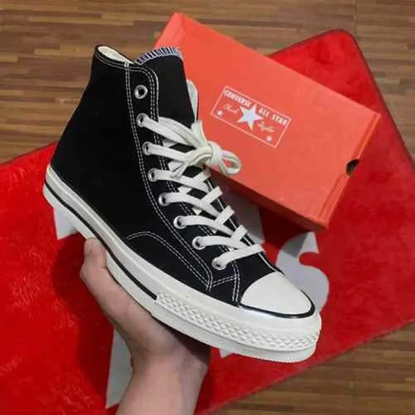 Classy Convers Chuck Taylor 70s High Black Shoes For Men (SHI199)