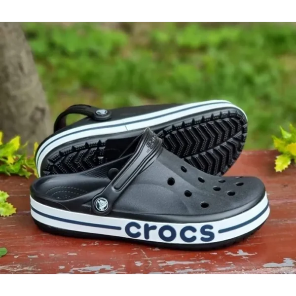 Classy Crocs Classic Bayaband Clogs Black For Men (BH983)