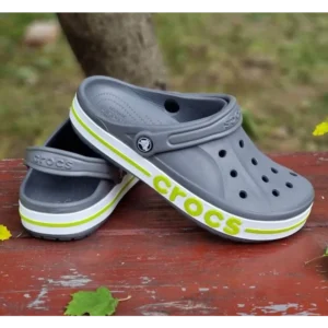 Classy Crocs Classic Bayaband Clogs Grey For Men (BH982)
