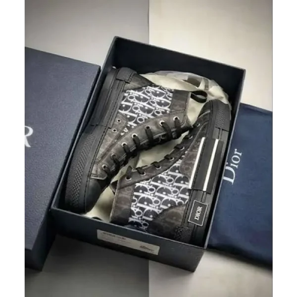Classy Dior B23 Black High Top Sneakers For Men (SHUB267)