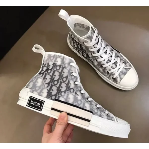 Classy Dior B23 White High Top Sneakers For Men (SHUB268)