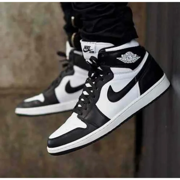Classy Jordan Retro 1 High Black White Panda Shoes For Men (SHI242)