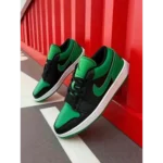 Classy Jordan Retro 1 Low Black Lucky Green Shoes For Men (SHI218)