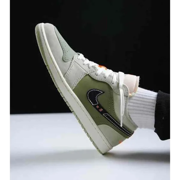 Classy Jordan Retro 1 Low SE Craft Light Olive Shoes For Men (SHI195)