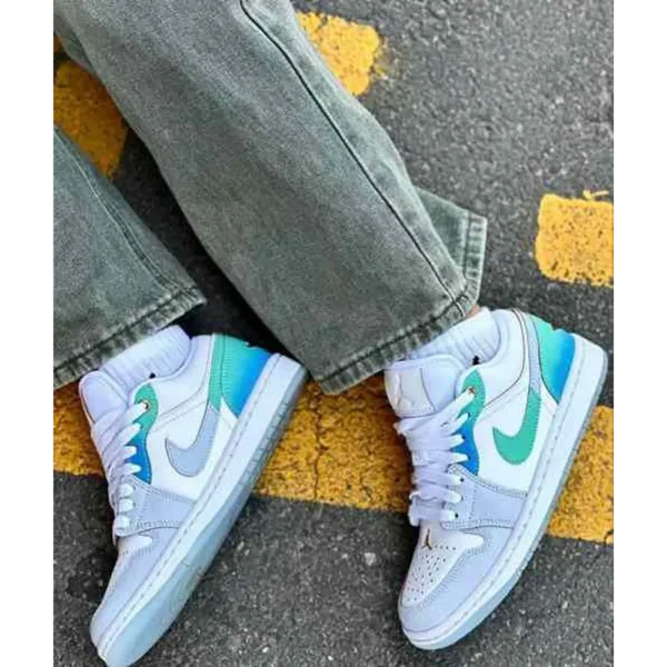 Classy Jordan Retro 1 Low SE Emerald Rise Shoes For Men (SHI210)
