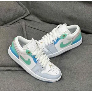 Classy Jordan Retro 1 Low SE Emerald Rise Shoes For Men (SHI210)