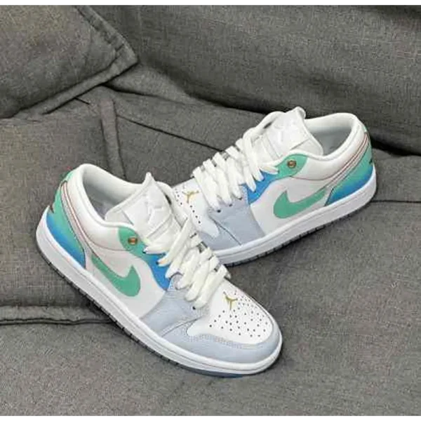 Classy Jordan Retro 1 Low SE Emerald Rise Shoes For Men (SHI210)